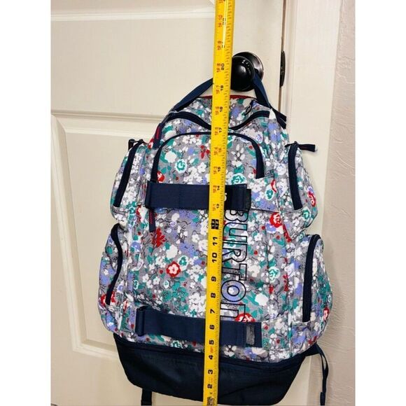Burton Distortion 29L Backpack Floral Chambray School Skate Snowboarding EUC main image 6